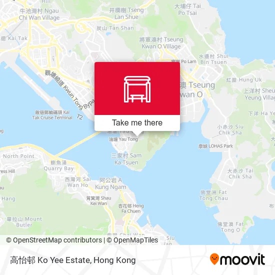 高怡邨 Ko Yee Estate map