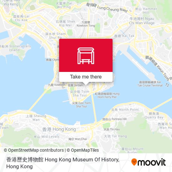 香港歷史博物館 Hong Kong Museum Of History map