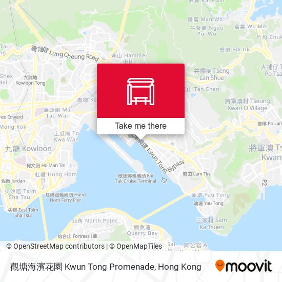 觀塘海濱花園 Kwun Tong Promenade map