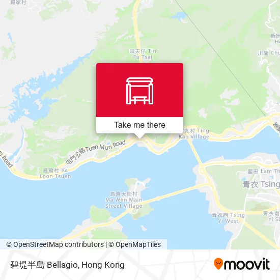 碧堤半島 Bellagio map