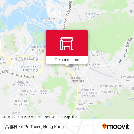 高埔村 Ko Po Tsuen map