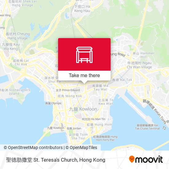 聖德肋撒堂 St. Teresa's Church地圖