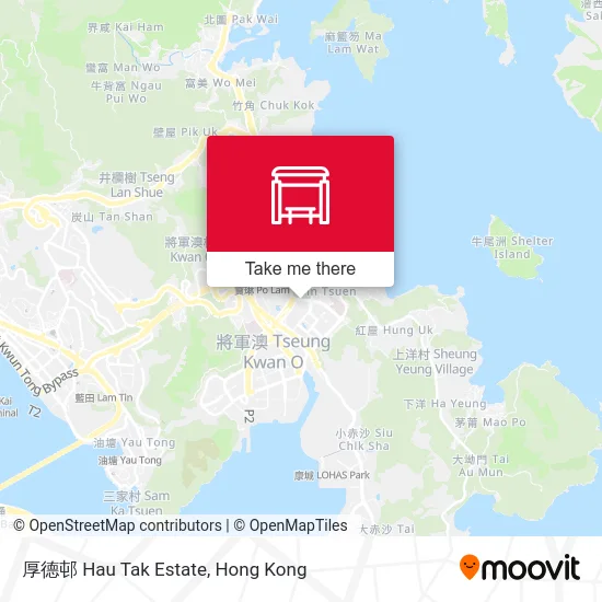 厚德邨 Hau Tak Estate map