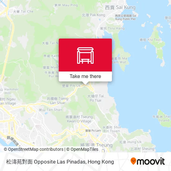 松濤苑對面 Opposite Las Pinadas地圖