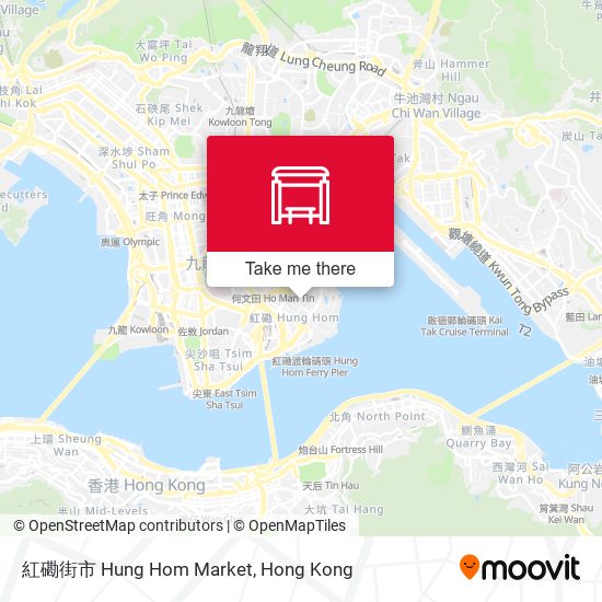 紅磡街市 Hung Hom Market map