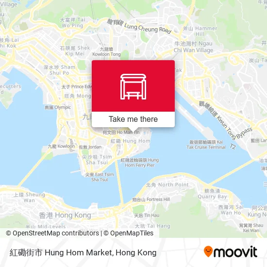紅磡街市 Hung Hom Market map