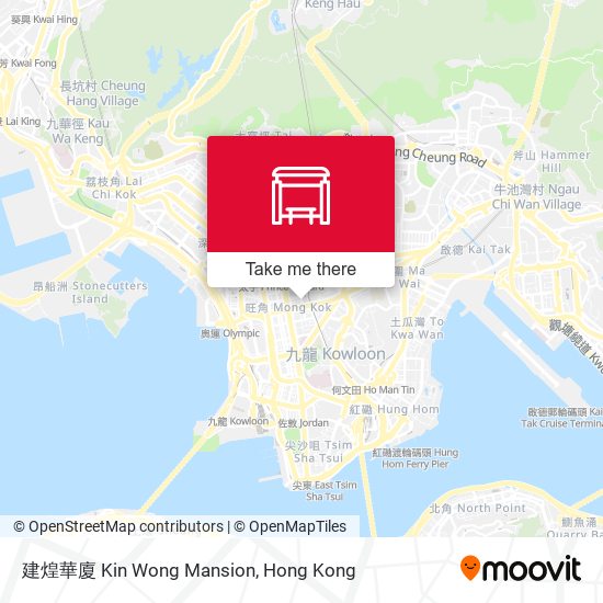 建煌華廈 Kin Wong Mansion map