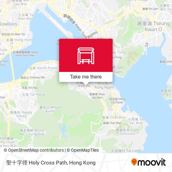 聖十字徑 Holy Cross Path map