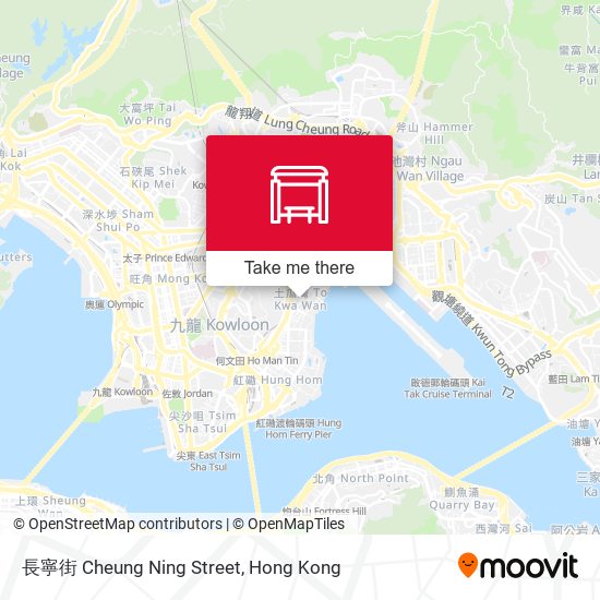 長寧街 Cheung Ning Street map
