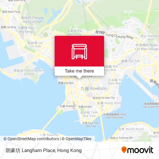 朗豪坊 Langham Place map
