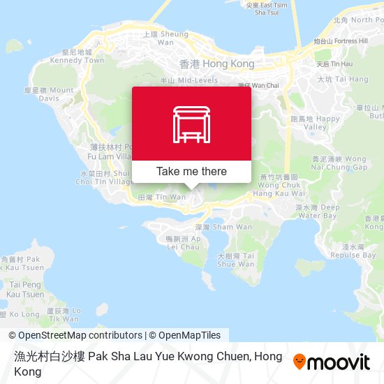 漁光村白沙樓 Pak Sha Lau Yue Kwong Chuen map