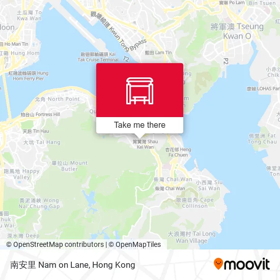 南安里 Nam on Lane map