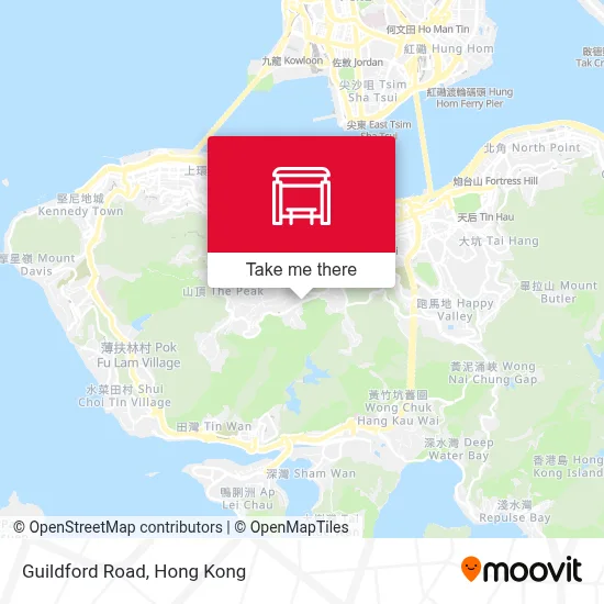 僑福道 Guildford Road map