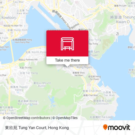 東欣苑 Tung Yan Court map