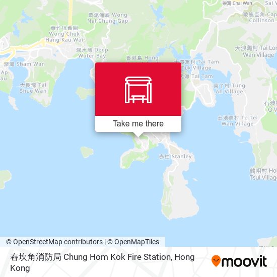 舂坎角消防局 Chung Hom Kok Fire Station地圖