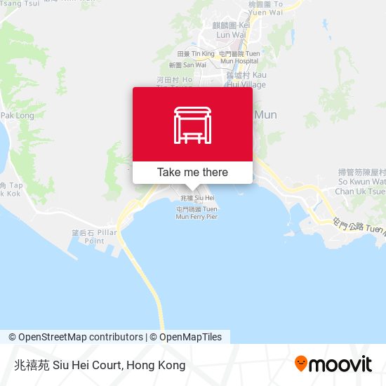 兆禧苑 Siu Hei Court map