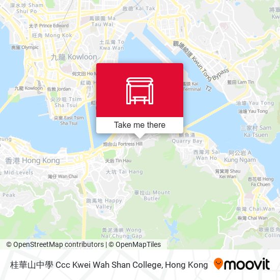桂華山中學 Ccc Kwei Wah Shan College map