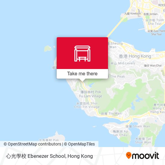 心光學校 Ebenezer School map