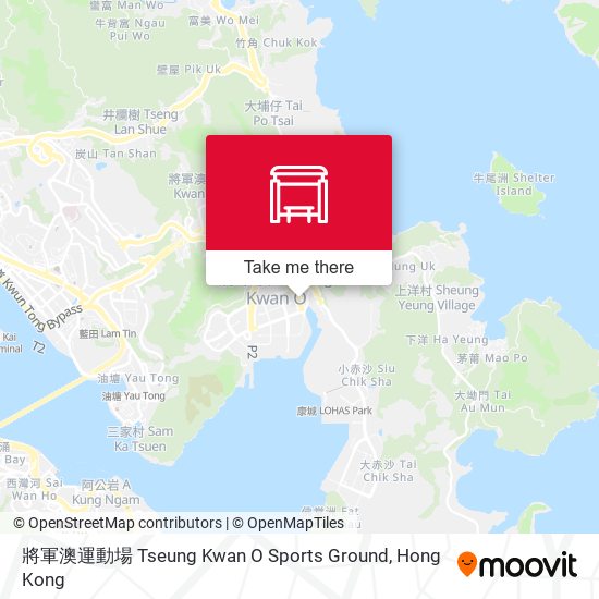 將軍澳運動場 Tseung Kwan O Sports Ground map