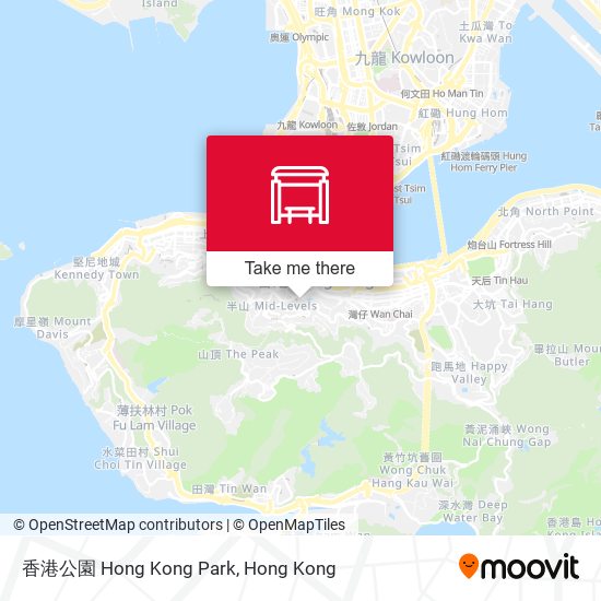 香港公園 Hong Kong Park map