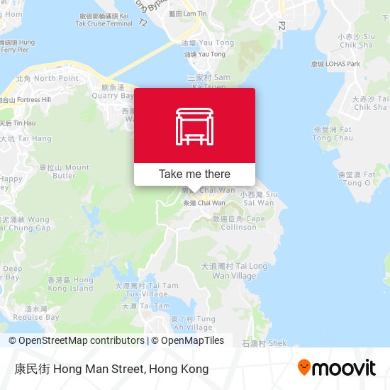 康民街 Hong Man Street map