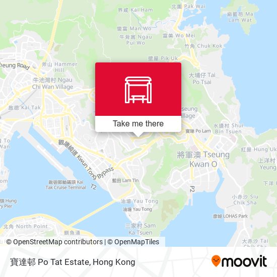寶達邨 Po Tat Estate map