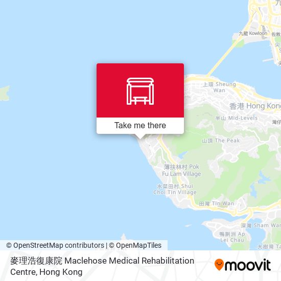 麥理浩復康院 Maclehose Medical Rehabilitation Centre地圖