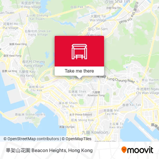 畢架山花園 Beacon Heights地圖