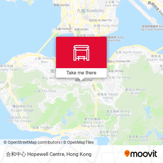 合和中心 Hopewell Centre地圖