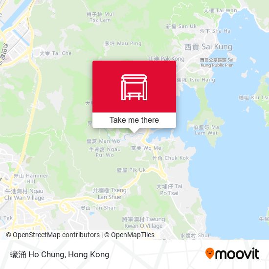 蠔涌 Ho Chung map