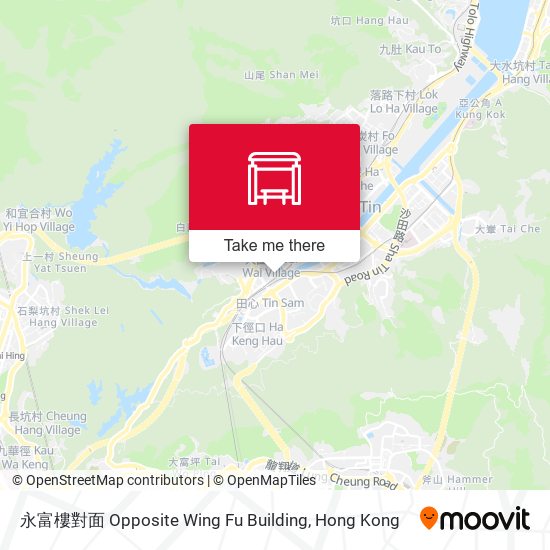 永富樓對面 Opposite Wing Fu Building map