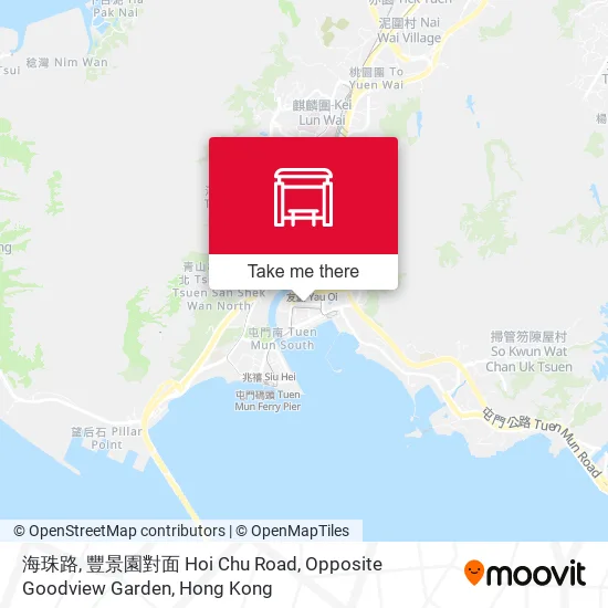 海珠路, 豐景園對面 Hoi Chu Road, Opposite Goodview Garden map