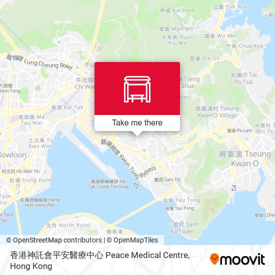 香港神託會平安醫療中心 Peace Medical Centre map
