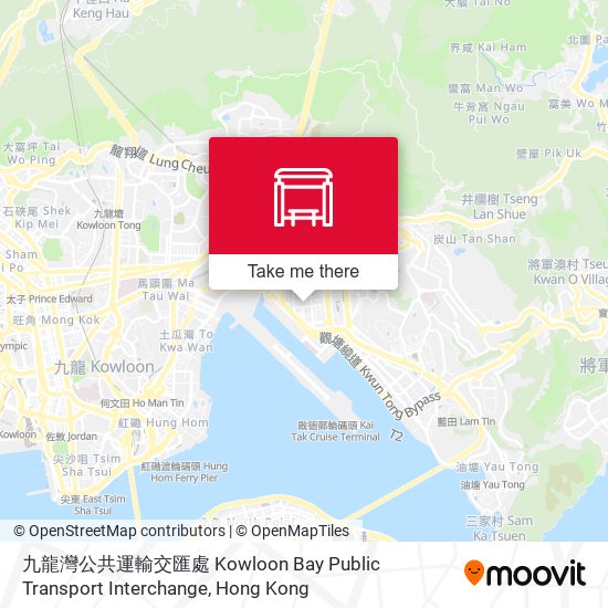 九龍灣公共運輸交匯處 Kowloon Bay Public Transport Interchange map