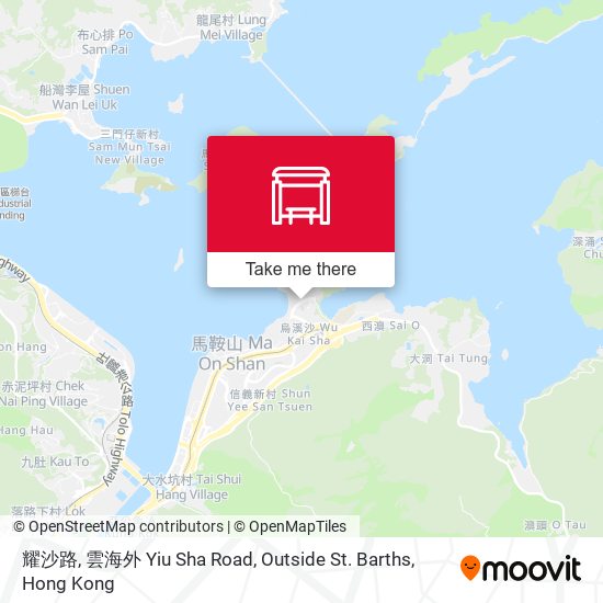 耀沙路, 雲海外 Yiu Sha Road, Outside St. Barths map