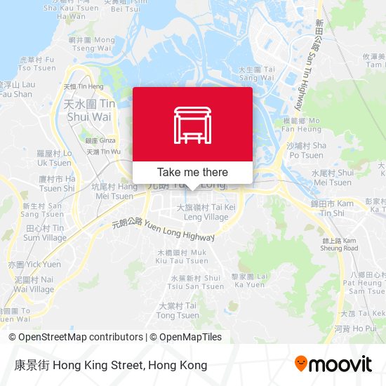 康景街 Hong King Street map