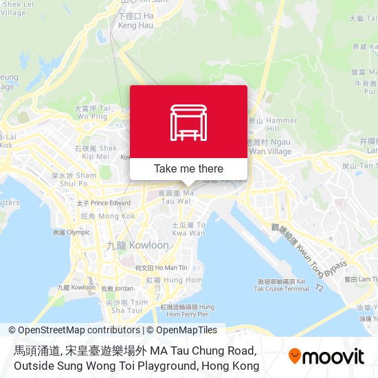 馬頭涌道, 宋皇臺遊樂場外 MA Tau Chung Road, Outside Sung Wong Toi Playground map