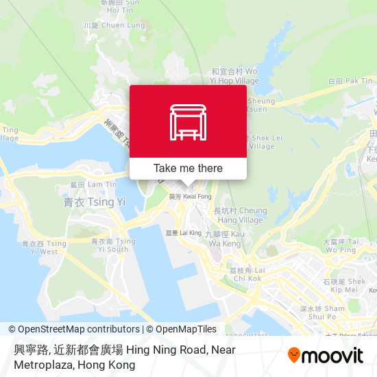 興寧路, 近新都會廣場 Hing Ning Road, Near Metroplaza map