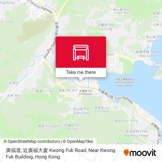 廣福道, 近廣福大廈 Kwong Fuk Road, Near Kwong Fuk Building map