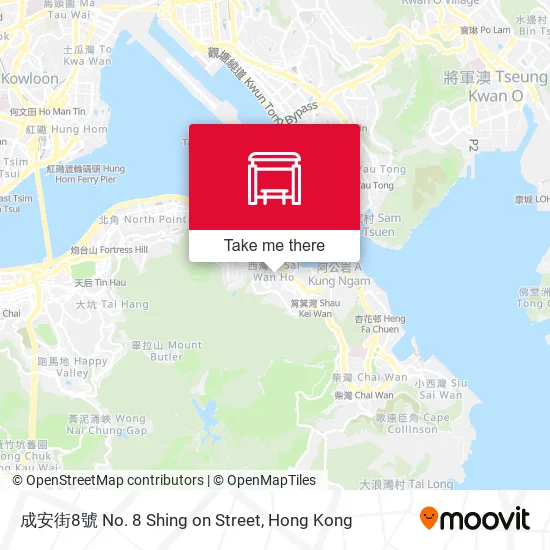 成安街8號 No. 8 Shing on Street地圖