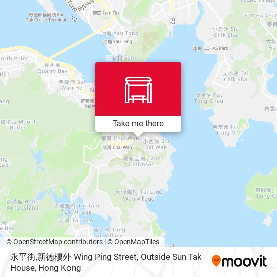 永平街,新德樓外 Wing Ping Street, Outside Sun Tak House地圖