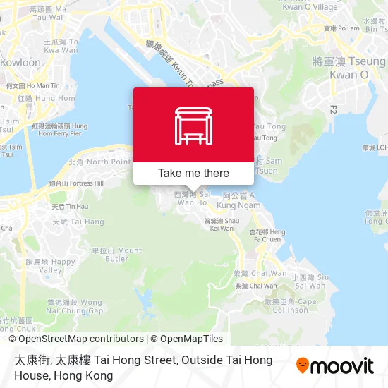 太康街, 太康樓 Tai Hong Street, Outside Tai Hong House map