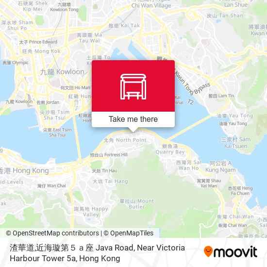 渣華道,近海璇第５ａ座 Java Road, Near Victoria Harbour Tower 5a地圖