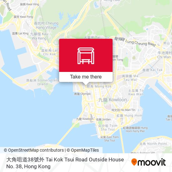 大角咀道38號外 Tai Kok Tsui Road Outside House No. 38 map