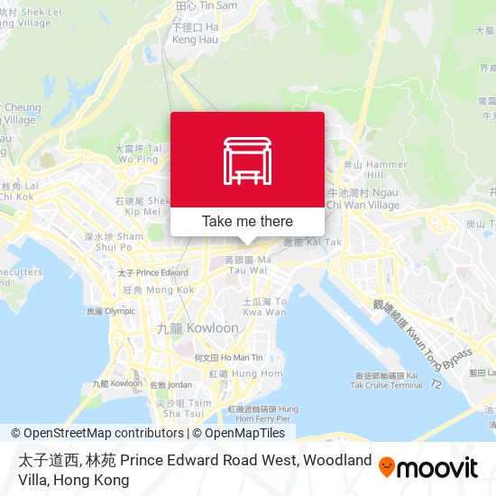 太子道西, 林苑 Prince Edward Road West, Woodland Villa map