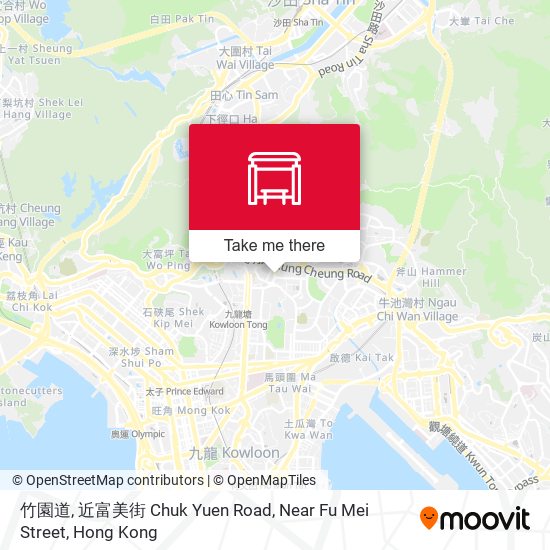 竹園道, 近富美街 Chuk Yuen Road, Near Fu Mei Street map