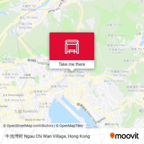 牛池灣村 Ngau Chi Wan Village地圖