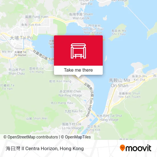 海日灣 II Centra Horizon地圖