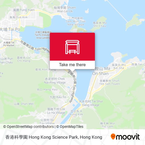 香港科學園 Hong Kong Science Park map