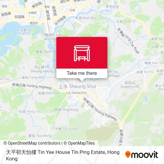 天平邨天怡樓 Tin Yee House Tin Ping Estate map